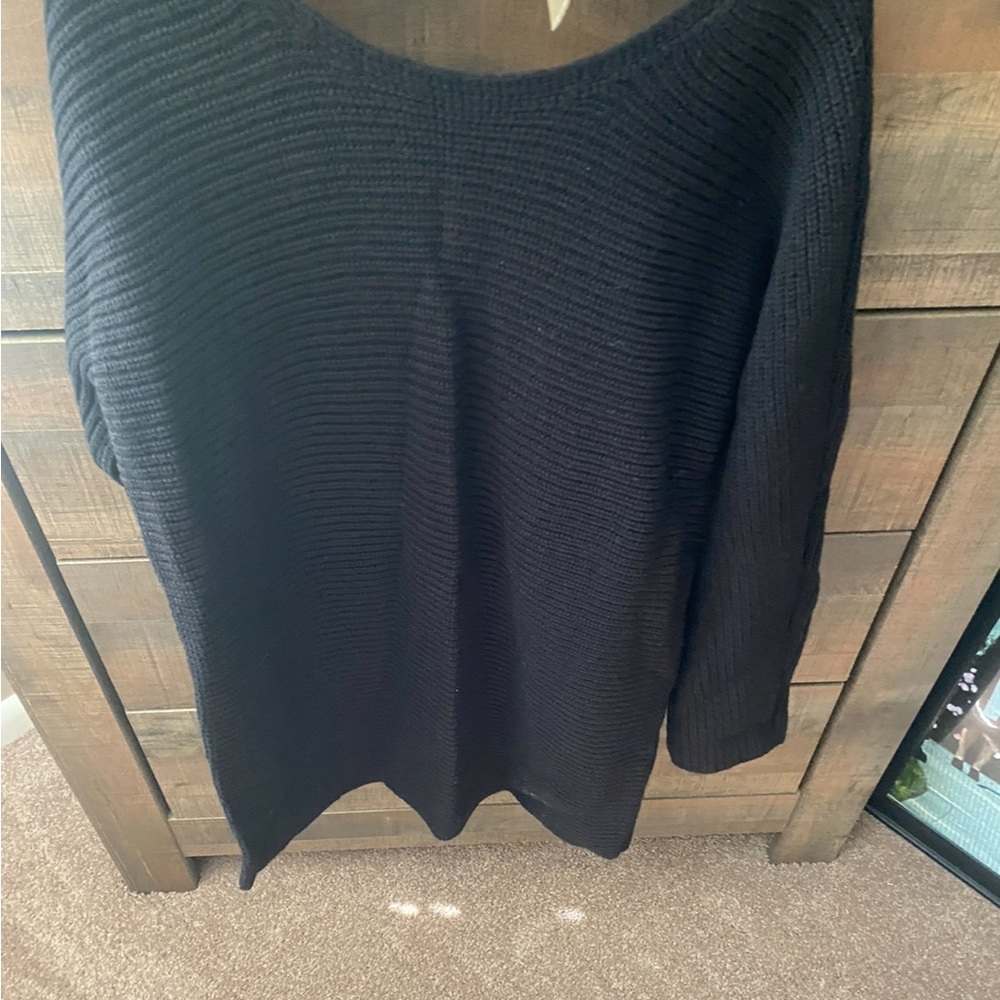 Medium black womans sweater